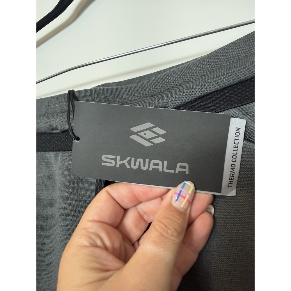 Skwala Thermo 350 Pants NWT Merino Wool Men's Size Large Dark Shadow Grey - Picture 4 of 6
